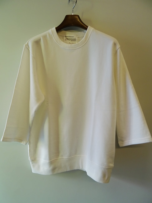 Cloveru MUJI CREW26 半端WashedWhite サイズL 福岡・SUPLEX（スープレックス）／CLOVERU（クローバル） MUJI 25 半端丈